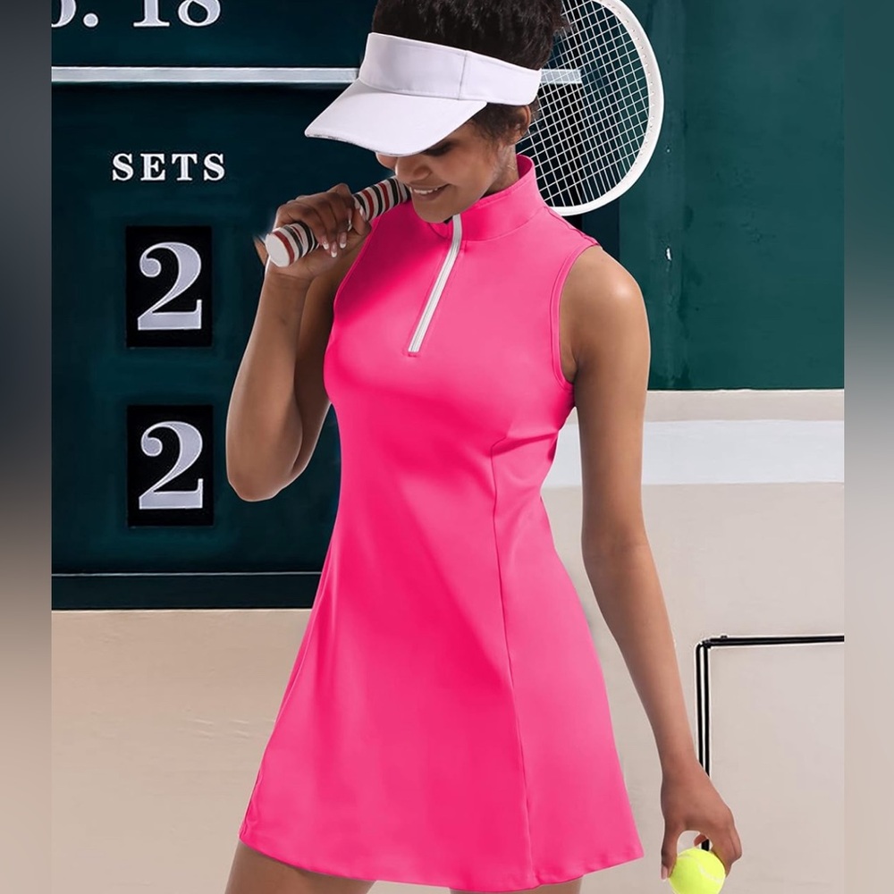 Hot Pink Tennis Dress Size M